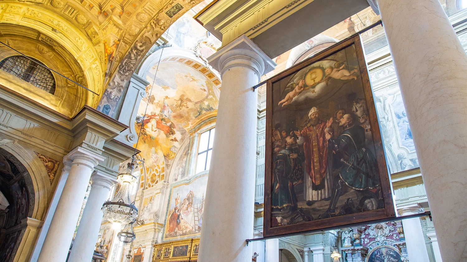 Il Romanino-355-Chiesa di San-Faustino e Giovita, Brescia - SantApollonio tra i Santi Faustino e Giovita